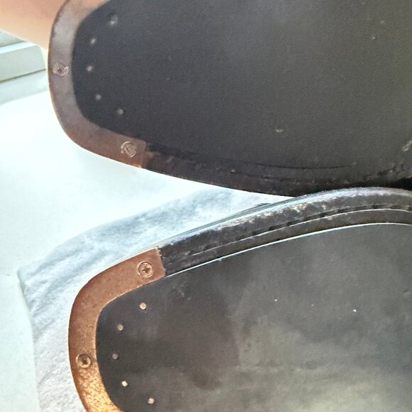 Alexander McQueen Triple Monk Strap Black Dress Shoe with Steel Tip - sz 41 - Picture 7 of 11